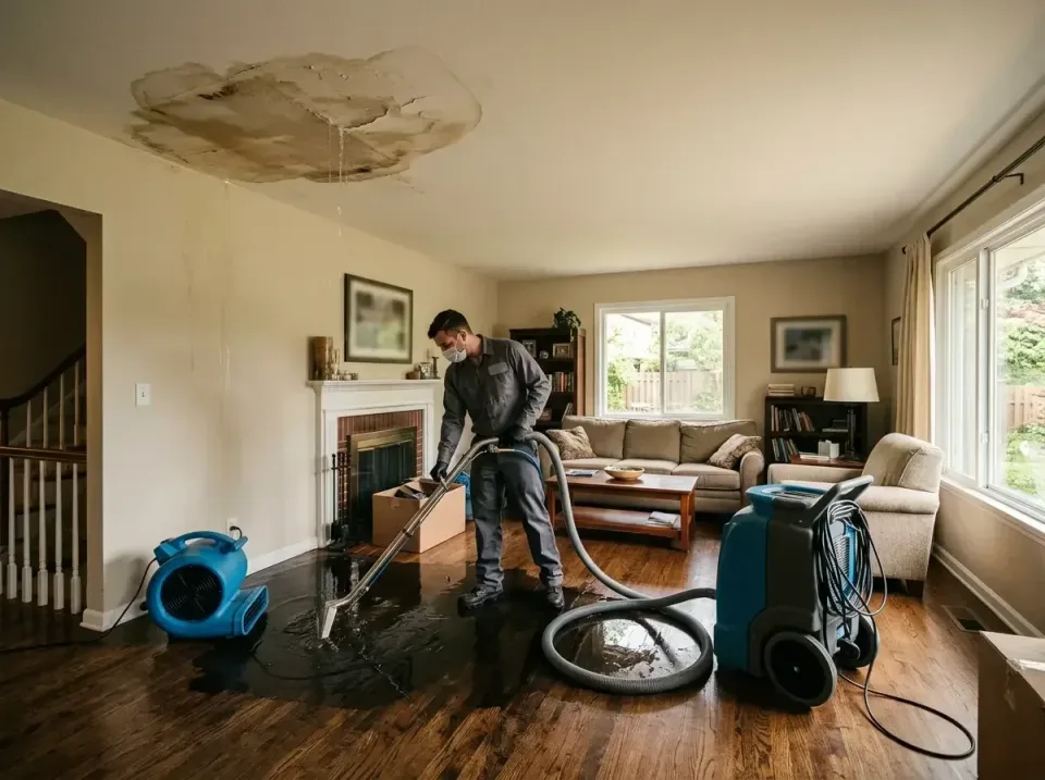 attic-pipe-burst-ceiling-drip-008 — frequently asked questions, Water Damage Restoration & Carpet Care in Chantilly, VA